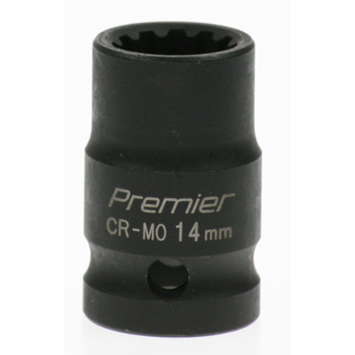 Sealey Impact socket 14mm 1/2"dr 'total drive'