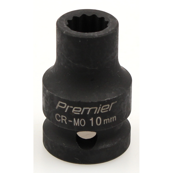 Sealey Impact socket 1/2"dr 10mm (12pt)