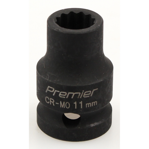 Sealey Impact socket 1/2"dr 11mm (12pt)