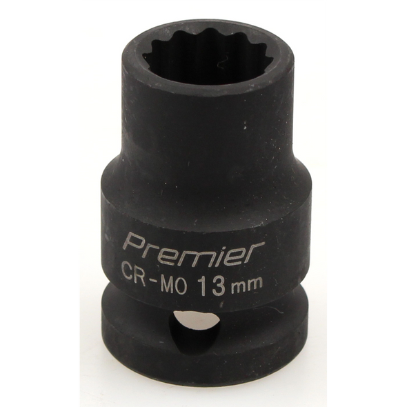 Sealey Impact socket 1/2"dr 13mm (12pt)