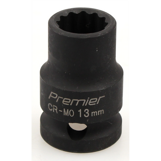 Sealey Impact socket 1/2"dr 13mm (12pt)