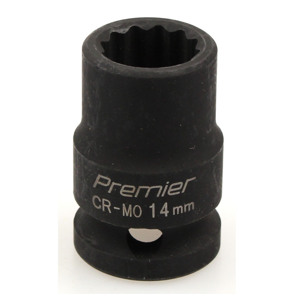 Sealey Impact socket 1/2"dr 14mm (12pt)