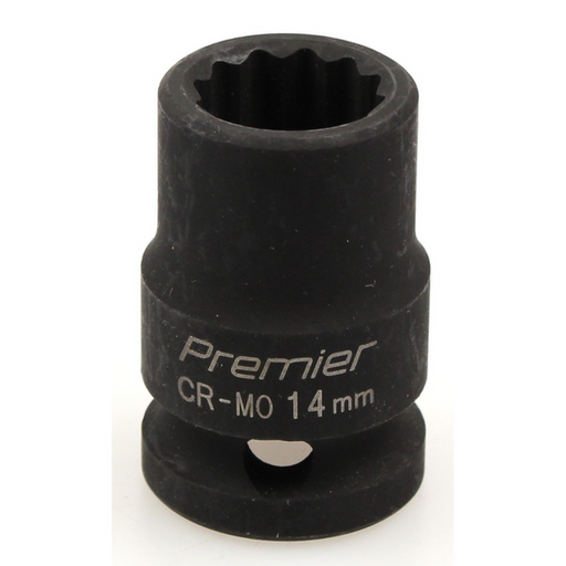Sealey Impact socket 1/2"dr 14mm (12pt)