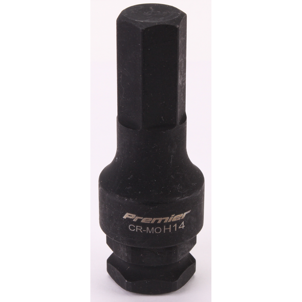 Sealey 3/4"Dr x H14 Impact Hex Bit (Phosphate Finish)