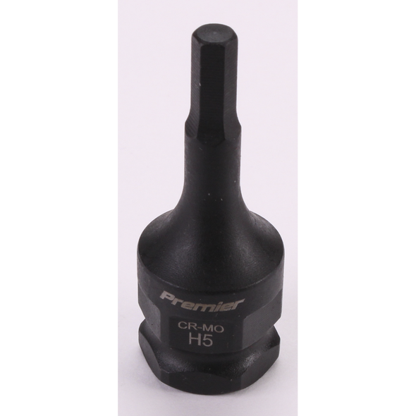 Sealey 3/8"Dr Impact Hex Socket Bit 5mm