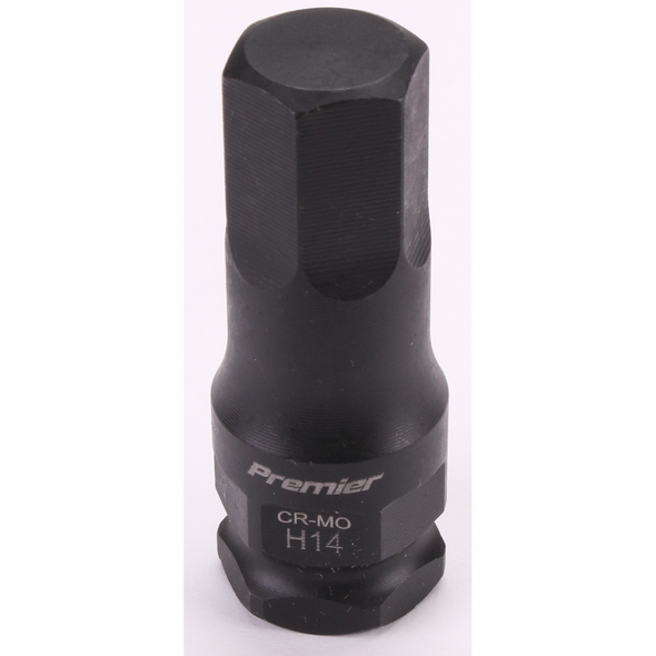 Sealey 3/8"Dr Impact Hex Socket Bit 14mm