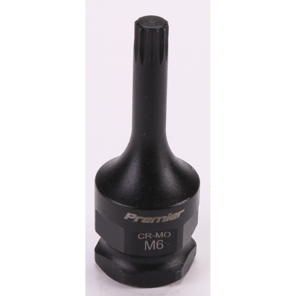 Sealey 3/8"Dr Impact Spline Socket Bit M6