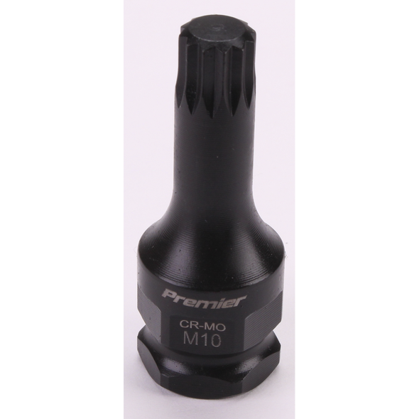 Sealey 3/8"Dr Impact Spline Socket Bit M10