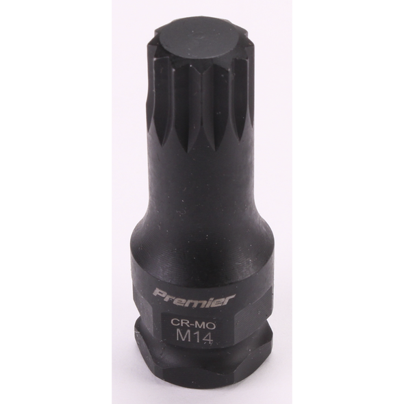 Sealey 3/8"Dr Impact Spline Socket Bit M14