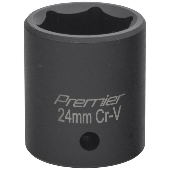 Sealey 1/2"Dr Impact Socket 24mm