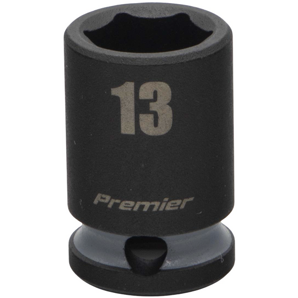 Sealey 3/8"Dr Impact Socket 13mm (Cool Grey Coded Ring)