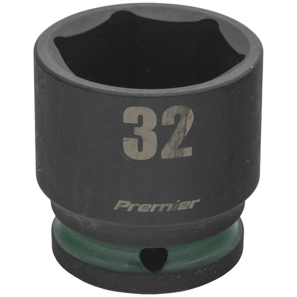 Sealey 3/8"Dr Impact Socket 22mm (Red Coded Ring)