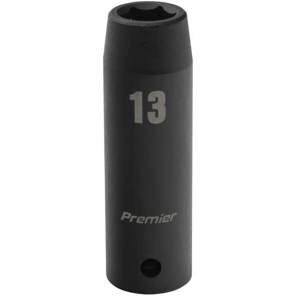 Sealey 1/2"Dr Deep Impact Socket 13mm
