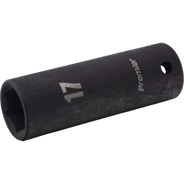Sealey 1/2"Dr Deep Impact Socket 17mm
