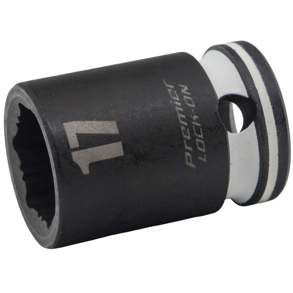 Sealey 1/2"Dr Lock-On Impact Socket 17mm (White Coded Ring)