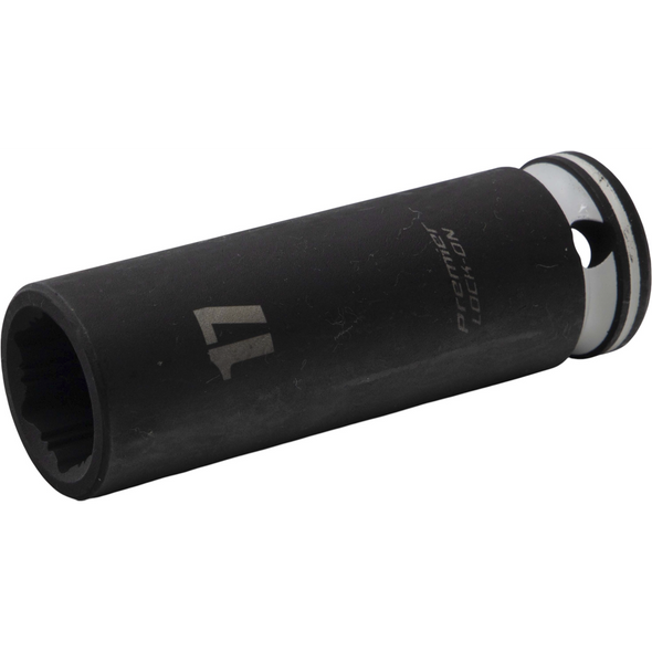 Sealey 1/2"Dr Lock-On Deep Impact Socket 17mm (White Coded Ring)