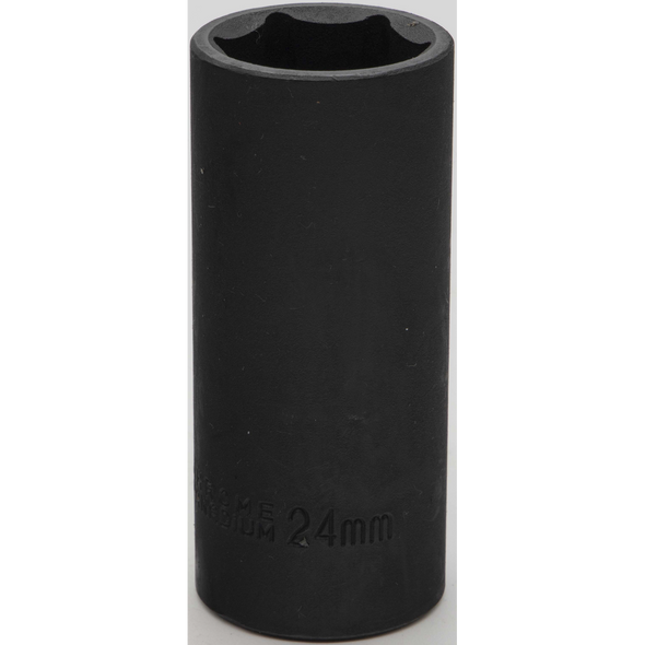 Sealey 1/2"Dr Impact Deep Socket 24mm