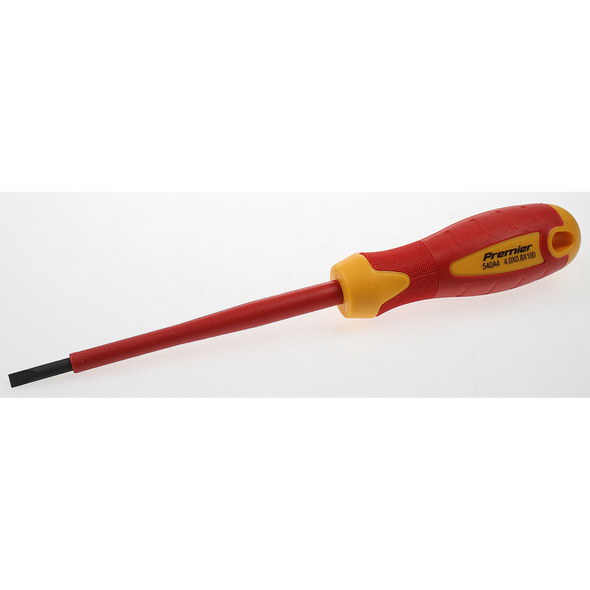 Sealey Vde slotted screwdriver (sl4.0x100mm)