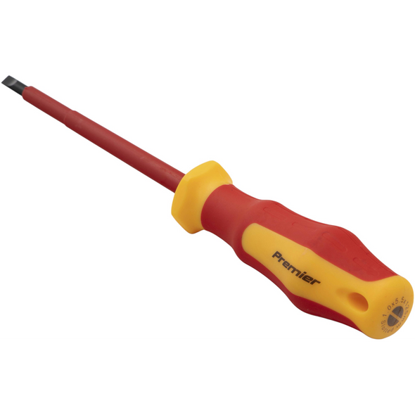 Sealey Vde screwdriver slotted 5.5x125mm