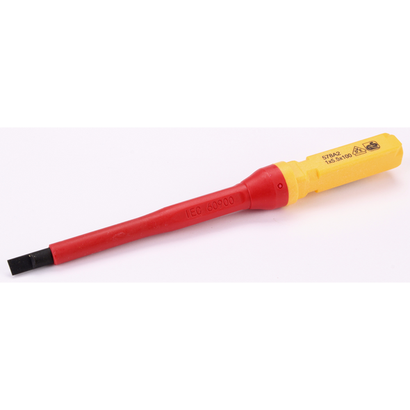 Sealey VDE Screwdriver Slotted 5.5x100mm