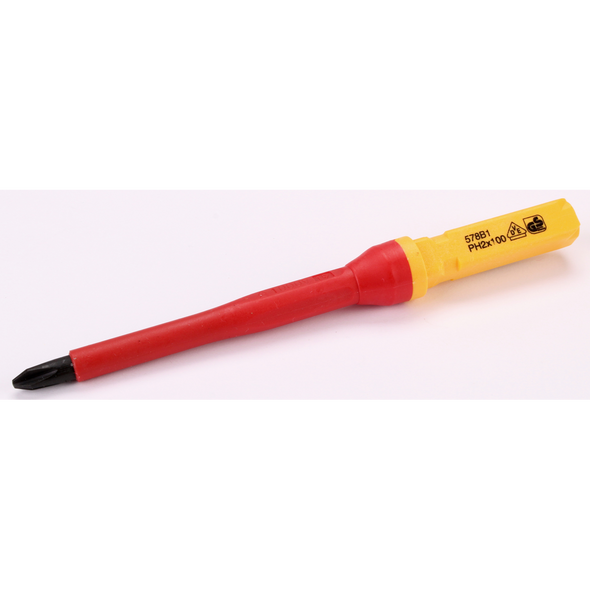 Sealey VDE Screwdriver Phillips PH2x100mm
