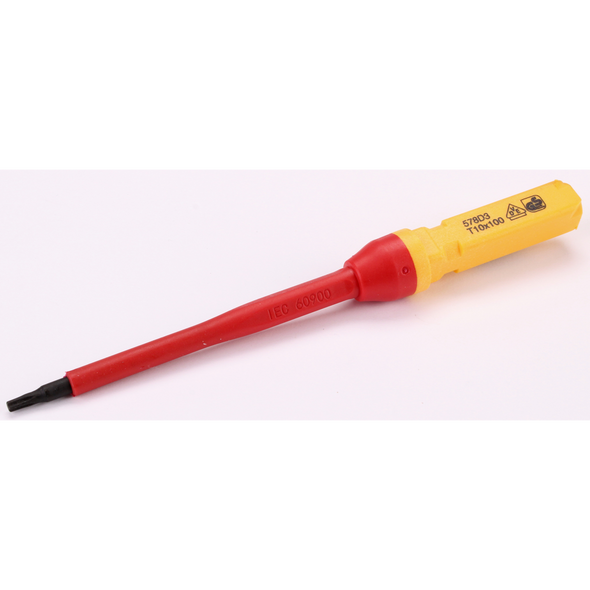 Sealey VDE Screwdriver Trx-Star T10x100mm