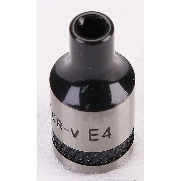 Sealey TRX-Star Socket Set 1/4"Sq Drive E4 (Black Series)