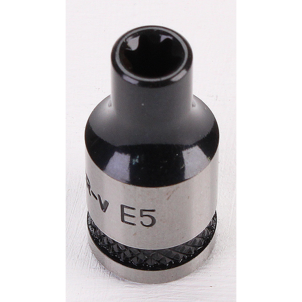 Sealey TRX-Star Socket Set 1/4"Sq Drive E5 (Black Series)