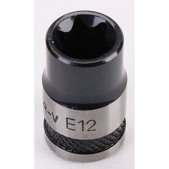 Sealey TRX-Star Socket Set 3/8"Sq Drive E12 (Black Series)