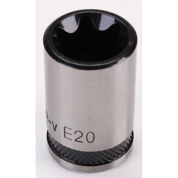 Sealey TRX-Star Socket Set 1/2"Sq Drive E20 (Black Series)