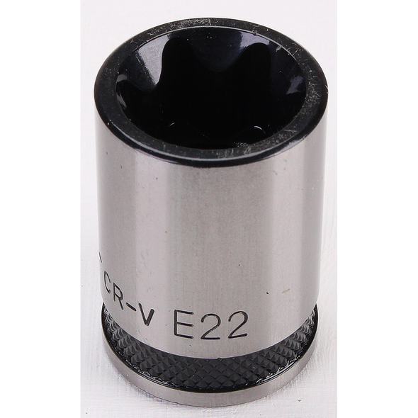 Sealey TRX-Star Socket Set 1/2"Sq Drive E22 (Black Series)