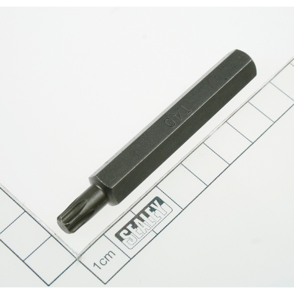 Sealey 10mm trx-star bit t40x75mm