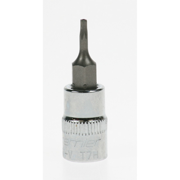 Sealey Trx-star bit socket 1/4"dr t7h (security)