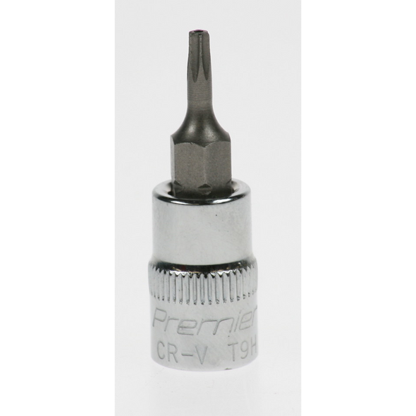 Sealey Trx-star bit socket 1/4"dr t9h (security)