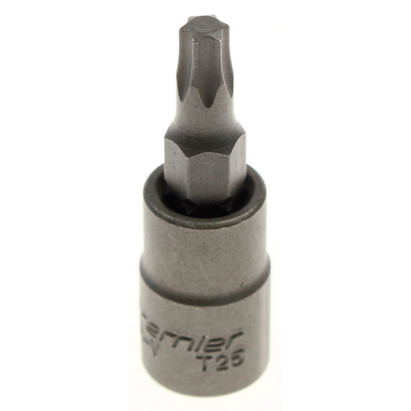 Sealey 1/4"dr trx-star bit socket t25x37mml