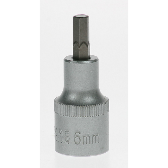 Sealey Hex socket,1/2" drive - 6mm