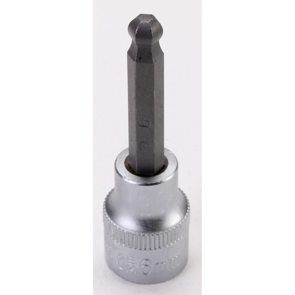 Sealey Hex socket bit, ball end 6mm