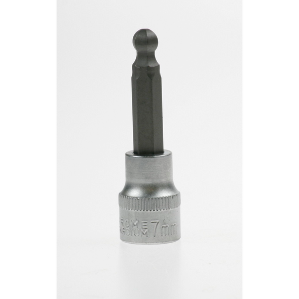 Sealey Hex socket bit, ball end 7mm