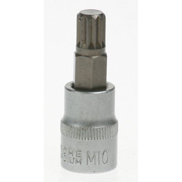 Sealey 3/8"dr spline socket bit 10x50mm