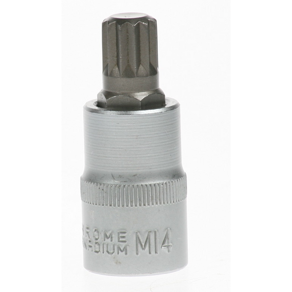 Sealey 1/2"dr spline socket bit 14x58mm