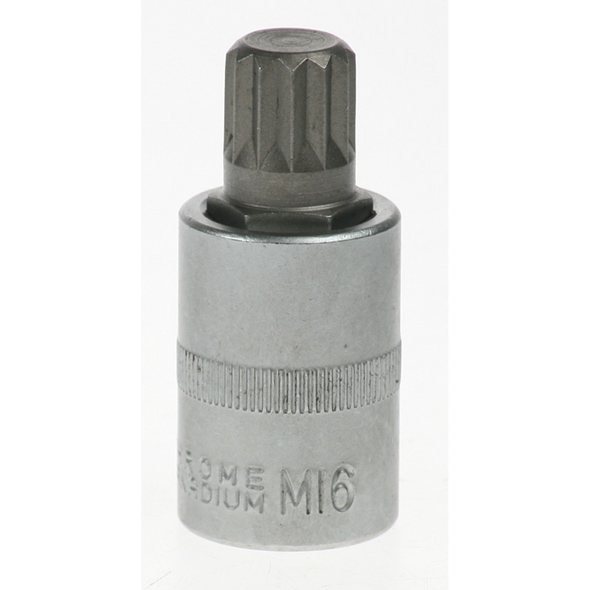 Sealey 1/2"dr spline socket bit 16x58mm