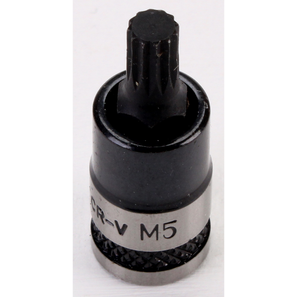 Sealey Spline Socket Bit 1/4"Sq Drive M5 (Black Series)