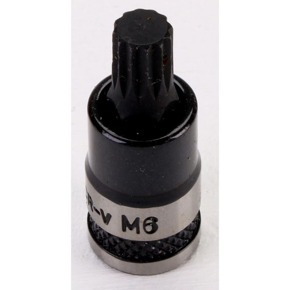Sealey Spline Socket Bit 1/4"Sq Drive M6 (Black Series)