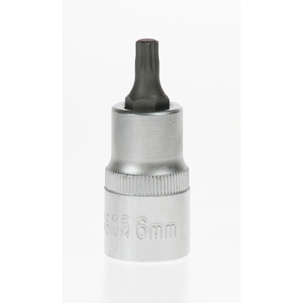 Sealey Spline socket bit 1/2"dr. 6mm (55mm long)