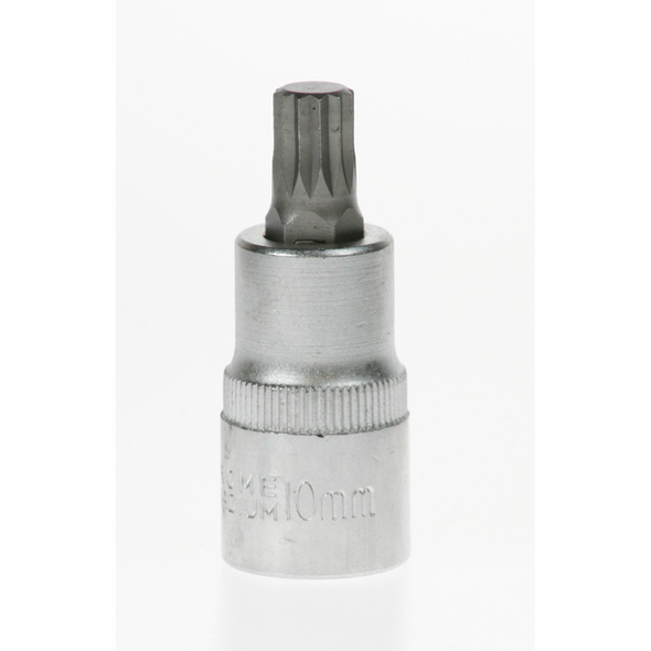 Sealey Spline socket bit 1/2"dr. 10mm (55mm long)