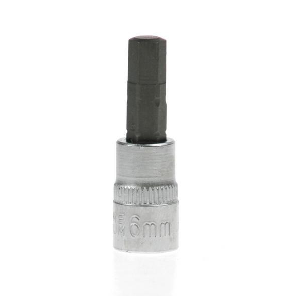 Sealey Hex bit socket 1/4"dr 6mm hex 38mml