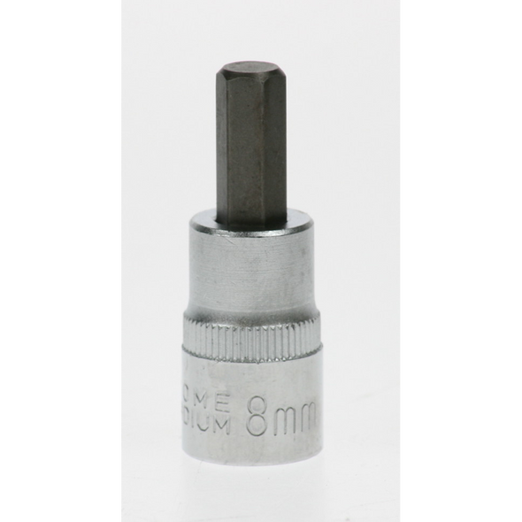 Sealey Hex bit socket 3/8"dr 8mm hex 48mml