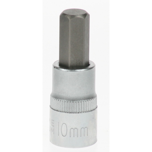 Sealey Hex bit socket 3/8"dr 10mm hex 48mml