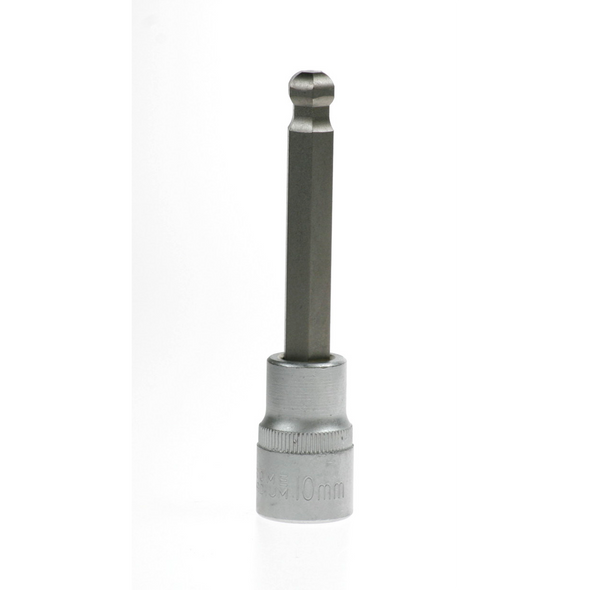 Sealey Hex socket bit, ball end 10mm 100mm long 1/2"dr