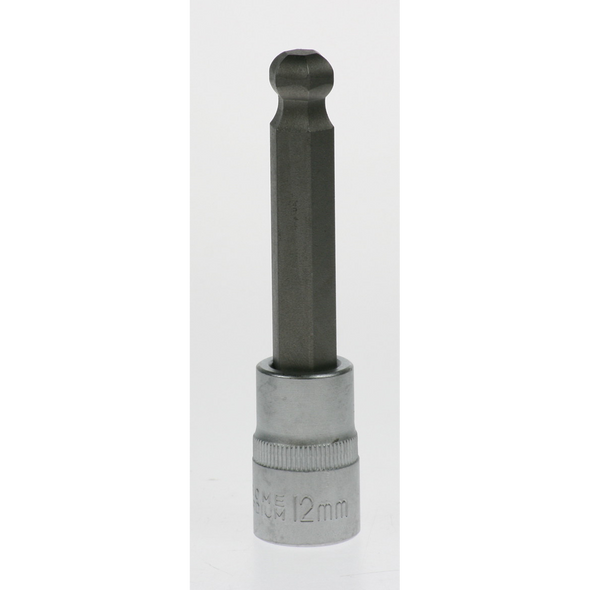 Sealey Hex socket bit, ball end 12mm 100mm long 1/2"dr